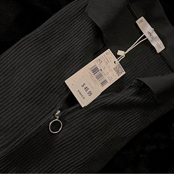 XS MANGO zip up cardigan - Picture 6 of 6